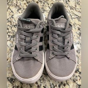 Adidas grey kids size 12 - USED gently